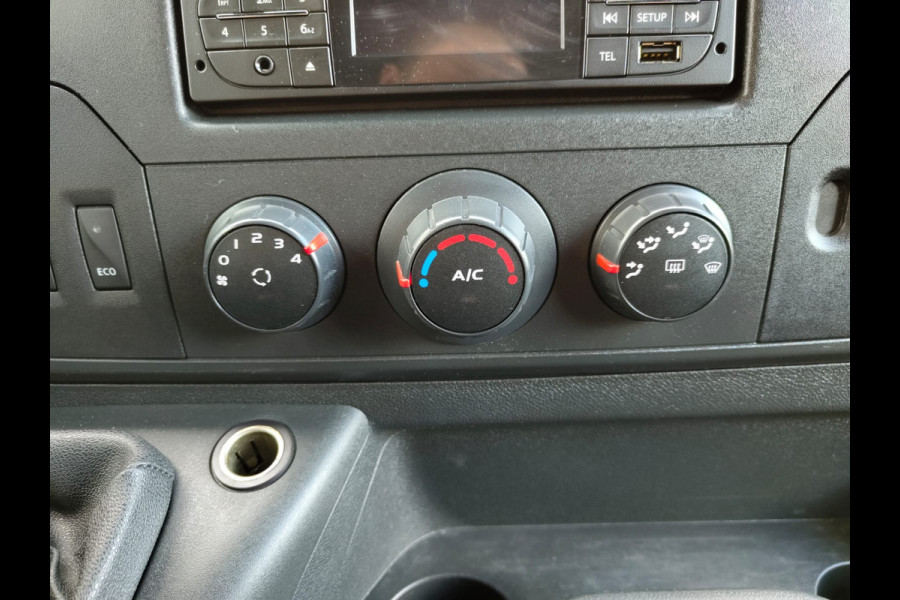 Opel Movano 2.3CDTI 146PK Bi-Turbo L2H2 3-Persoons Airco Cruise Trekhaak Pdc Schuifdeur ESP Bluetooth Betonplex Vloer Wandbetimmering EURO6 2.500KG Trekgewicht