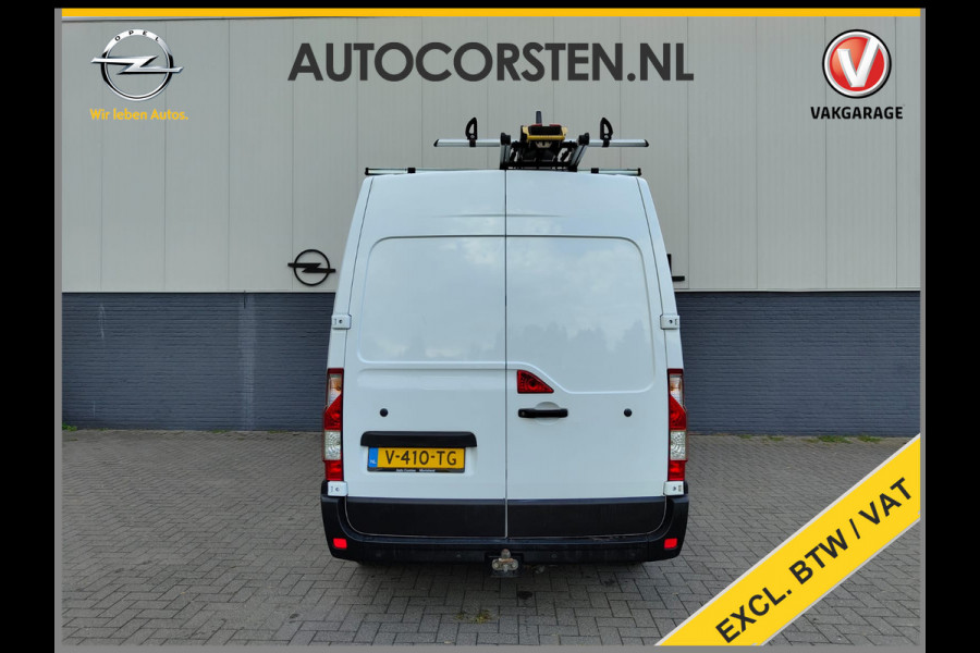 Opel Movano 2.3CDTI 146PK Bi-Turbo L2H2 3-Persoons Airco Cruise Trekhaak Pdc Schuifdeur ESP Bluetooth Betonplex Vloer Wandbetimmering EURO6 2.500KG Trekgewicht