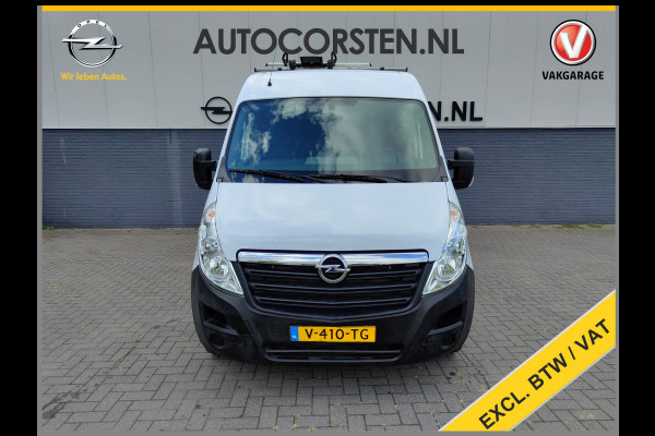 Opel Movano 2.3CDTI 146PK Bi-Turbo L2H2 3-Persoons Airco Cruise Trekhaak Pdc Schuifdeur ESP Bluetooth Betonplex Vloer Wandbetimmering EURO6 2.500KG Trekgewicht