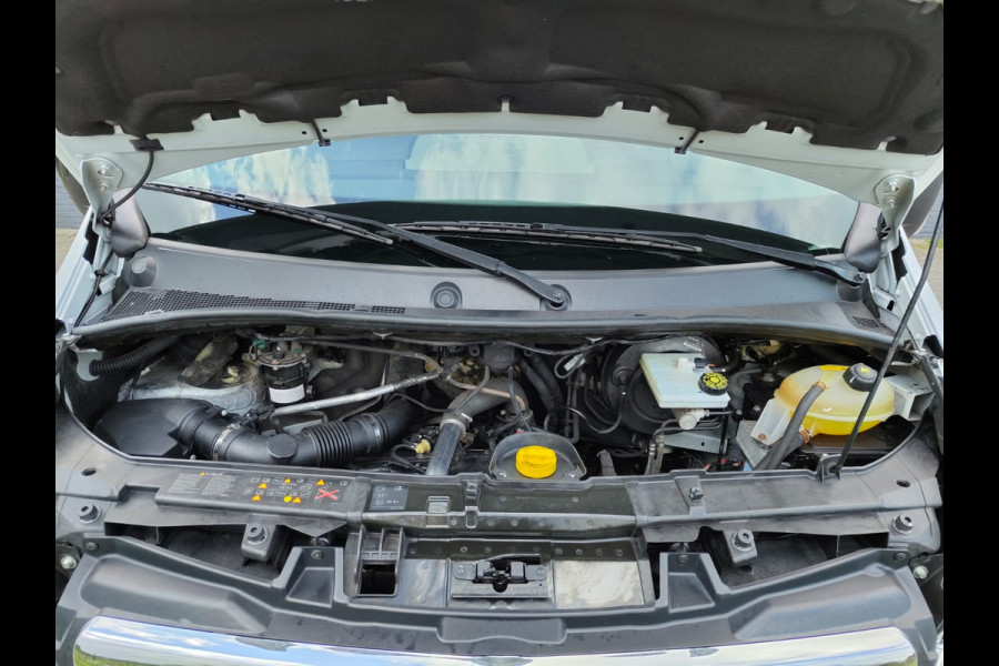 Opel Movano 2.3CDTI 146PK Bi-Turbo L2H2 3-Persoons Airco Cruise Trekhaak Pdc Schuifdeur ESP Bluetooth Betonplex Vloer Wandbetimmering EURO6 2.500KG Trekgewicht