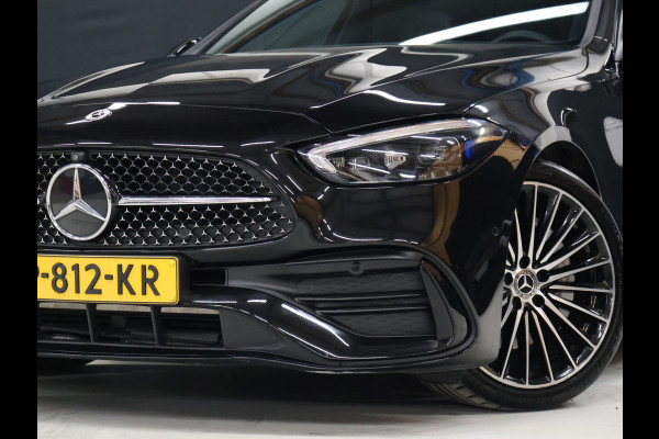 Mercedes-Benz C-Klasse 200 Launch Edition AMG Line [SCHUIFKANTELDAK, BURMESTER, HEAD-UP, SFEERVERLICHTING, MEMORY SEATS, 360 CAMERA, STOELVERWARMING, ADAPTIVE CRUISE, VOL LEDER, CLIMATE, NIEUWSTAAT]