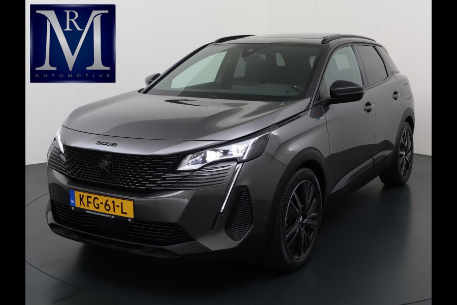 Peugeot 3008 1.6 HYbrid 225 GT Pack Business PANO | BLACK PACK | CAMERA VOOR + ACHTER | ADAPTIVE CRUISE | DODE HOEK SENSOR | ELEK. ACHTERKLEP | STOELVERWARMING| FOCAL AUDIO