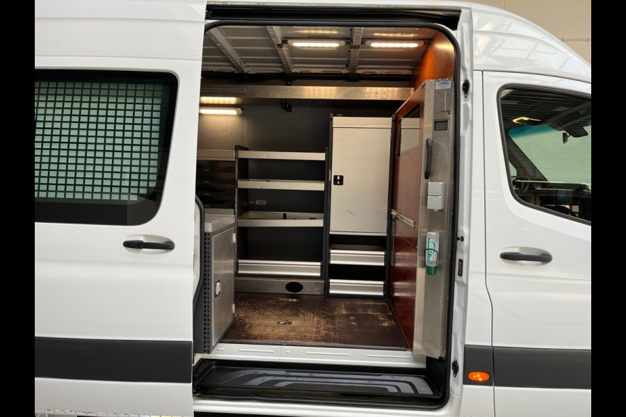 Mercedes-Benz Sprinter Automaat Servicewagen 314 2.2 CDI 140PK L2H2 euro6 BOTT, Victron V230, Standkachel Trekhaak RIJKLAARPRIJS