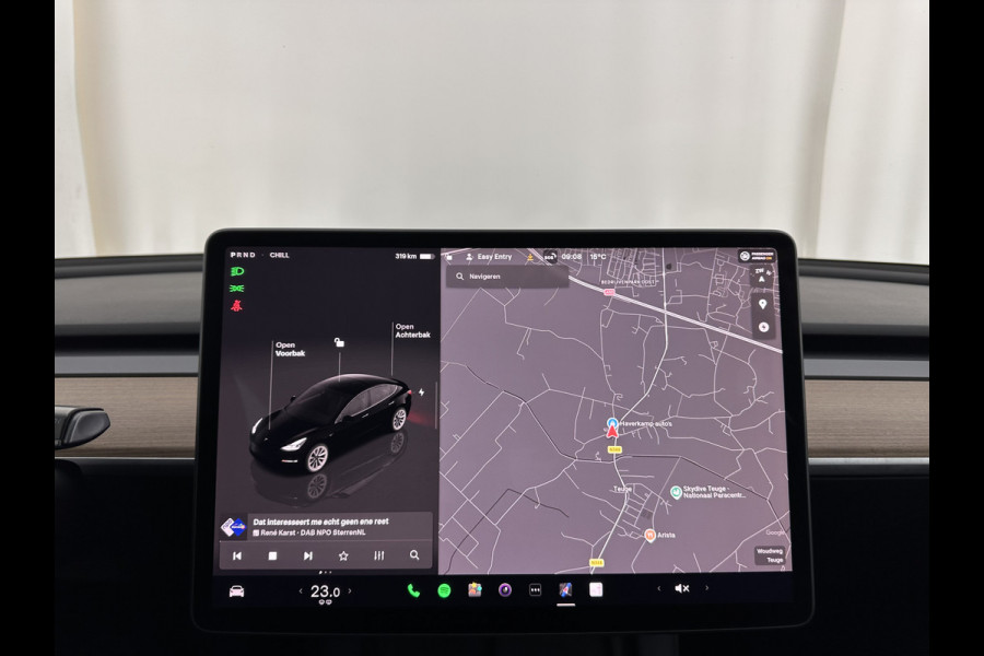 Tesla Model 3 Standard RWD Plus 60 kWh [ 3-Fase ] {SOH-91%} (INCL-BTW) Aut. *PANO | AUTOPILOT | LEATHER | KEYLESS | FULL-LED | MEMORY-PACK | TOPVIEW | DAB | CARPLAY | DIGI-COCKPIT | LANE-ASSIST | COMFORTSEATS | 19"ALU*