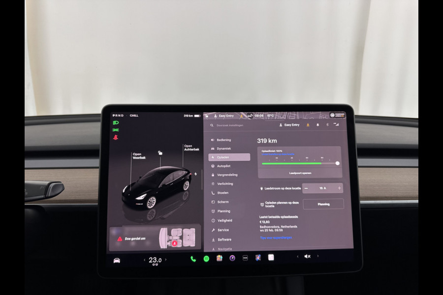 Tesla Model 3 Standard RWD Plus 60 kWh [ 3-Fase ] {SOH-91%} (INCL-BTW) Aut. *PANO | AUTOPILOT | LEATHER | KEYLESS | FULL-LED | MEMORY-PACK | TOPVIEW | DAB | CARPLAY | DIGI-COCKPIT | LANE-ASSIST | COMFORTSEATS | 19"ALU*