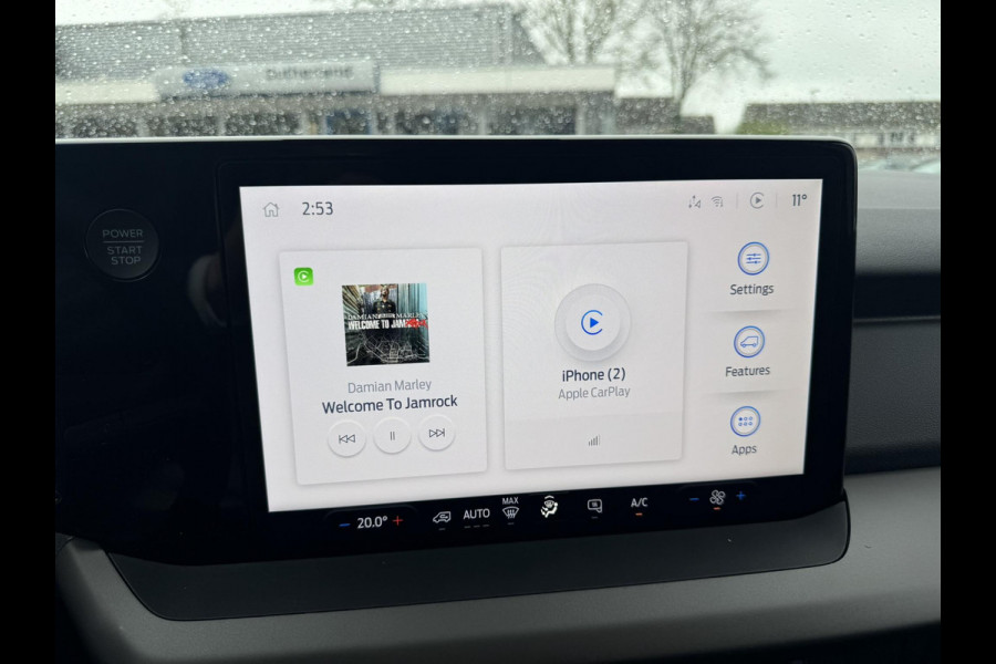 Ford E-Transit Courier Trend 44 kWh 136pk Trekhaak | LED Laadruimte verlichting | Laadvloerbescherming Rubber | Reserveband