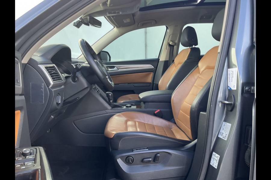 Volkswagen Atlas 3.6 VR6 277pk 7-Pers Pano Memory Stoelverw+Ventilatie 360° Leer BOMVOL!