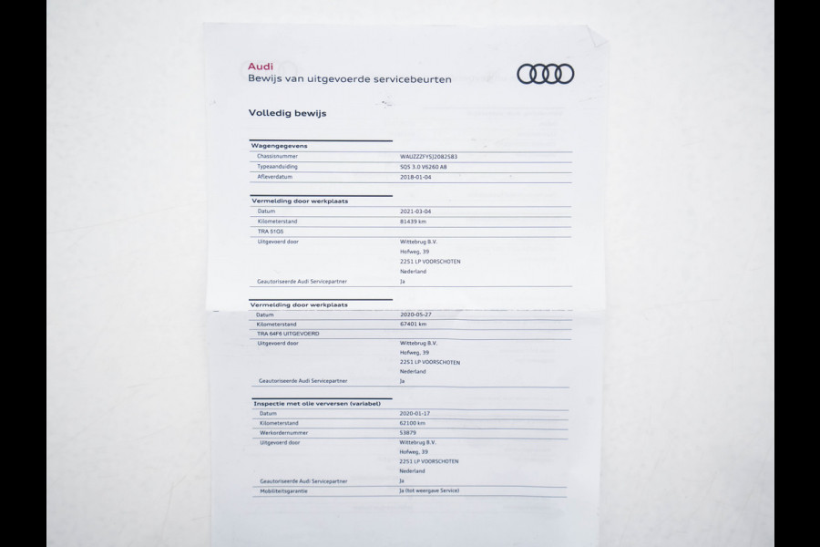 Audi SQ5 3.0 TFSI quattro Aut. *PANO | FULL-LEATHER | FULL-LED | HEAD-UP | ADAPTIVE-CRUISE | BLIND-SPOT | SPORT-SEATS | NAVI-FULLMAP | ECC | PDC | CRUISE | 20''ALU*