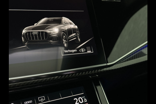 Audi Q8 60 462pk Competition S-Line | 11-2022 | RS Leder | Carbon | Softclose | 360 Camera | ACC | Panorama | Luchtvering | Nachtzicht Cam | Headup | LED-Matrix | Trekhaak | Lane & Side Assist | Led Sfeerverlichting | Keyless-Entry | | Black-Optic | Rijklaar incl. Bovag Garantie.