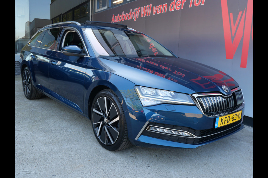 Škoda Superb Combi 1.4 TSI iV STYLE BUSINESS | PANORAMA | LEER | TREKHAAK | PHEV | BTW-AUTO!!