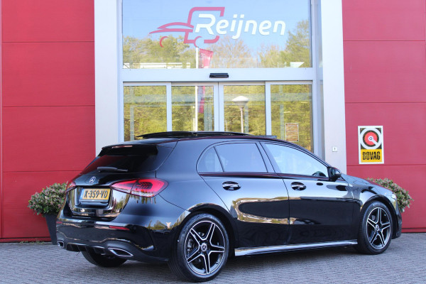 Mercedes-Benz A-Klasse 180 BUSINESS SOLUTION AMG | PANORAMA SCHUIF/KANTEL DAK | SFEER VERLICHTING | ELEKTRISCH VERSTELBARE VOORSTOELEN MET GEHEUGEN FUNCTIE | STOEL VERWARMING OP BEIDE VOORSTOELEN | MULTIBEAM LED KOPLAMPEN | ACHTERUITRIJ CAMERA | APPLE CARPLAY/ANDROID AUTO | NAVIGATIE | KEYLESS GO | CRUISE CONTROL | NIGHT PAKKET | VERKEERSLICHTEN WEERGAVE | 17" LICHTMETALEN VELGEN AMG | HEMELBEKLEDING ZWART | MBUX MULTIMEDIA SYSTEEM | SPORTSTOELEN | PARKEERSENSOREN VOOR + ACHTER |