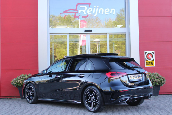 Mercedes-Benz A-Klasse 180 BUSINESS SOLUTION AMG | PANORAMA SCHUIF/KANTEL DAK | SFEER VERLICHTING | ELEKTRISCH VERSTELBARE VOORSTOELEN MET GEHEUGEN FUNCTIE | STOEL VERWARMING OP BEIDE VOORSTOELEN | MULTIBEAM LED KOPLAMPEN | ACHTERUITRIJ CAMERA | APPLE CARPLAY/ANDROID AUTO | NAVIGATIE | KEYLESS GO | CRUISE CONTROL | NIGHT PAKKET | VERKEERSLICHTEN WEERGAVE | 17" LICHTMETALEN VELGEN AMG | HEMELBEKLEDING ZWART | MBUX MULTIMEDIA SYSTEEM | SPORTSTOELEN | PARKEERSENSOREN VOOR + ACHTER |