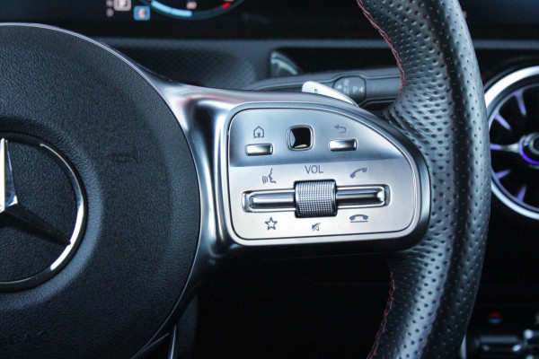 Mercedes-Benz A-Klasse 180 BUSINESS SOLUTION AMG | PANORAMA SCHUIF/KANTEL DAK | SFEER VERLICHTING | ELEKTRISCH VERSTELBARE VOORSTOELEN MET GEHEUGEN FUNCTIE | STOEL VERWARMING OP BEIDE VOORSTOELEN | MULTIBEAM LED KOPLAMPEN | ACHTERUITRIJ CAMERA | APPLE CARPLAY/ANDROID AUTO | NAVIGATIE | KEYLESS GO | CRUISE CONTROL | NIGHT PAKKET | VERKEERSLICHTEN WEERGAVE | 17" LICHTMETALEN VELGEN AMG | HEMELBEKLEDING ZWART | MBUX MULTIMEDIA SYSTEEM | SPORTSTOELEN | PARKEERSENSOREN VOOR + ACHTER |