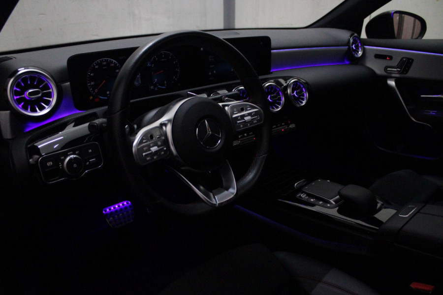 Mercedes-Benz A-Klasse 180 BUSINESS SOLUTION AMG | PANORAMA SCHUIF/KANTEL DAK | SFEER VERLICHTING | ELEKTRISCH VERSTELBARE VOORSTOELEN MET GEHEUGEN FUNCTIE | STOEL VERWARMING OP BEIDE VOORSTOELEN | MULTIBEAM LED KOPLAMPEN | ACHTERUITRIJ CAMERA | APPLE CARPLAY/ANDROID AUTO | NAVIGATIE | KEYLESS GO | CRUISE CONTROL | NIGHT PAKKET | VERKEERSLICHTEN WEERGAVE | 17" LICHTMETALEN VELGEN AMG | HEMELBEKLEDING ZWART | MBUX MULTIMEDIA SYSTEEM | SPORTSTOELEN | PARKEERSENSOREN VOOR + ACHTER |