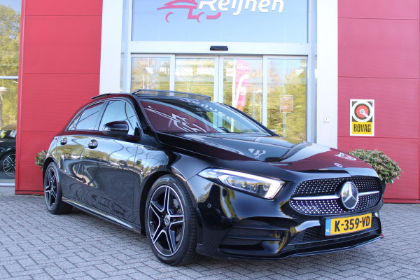 Mercedes-Benz A-Klasse 180 BUSINESS SOLUTION AMG | PANORAMA SCHUIF/KANTEL DAK | SFEER VERLICHTING | ELEKTRISCH VERSTELBARE VOORSTOELEN MET GEHEUGEN FUNCTIE | STOEL VERWARMING OP BEIDE VOORSTOELEN | MULTIBEAM LED KOPLAMPEN | ACHTERUITRIJ CAMERA | APPLE CARPLAY/ANDROID AUTO | NAVIGATIE | KEYLESS GO | CRUISE CONTROL | NIGHT PAKKET | VERKEERSLICHTEN WEERGAVE | 17" LICHTMETALEN VELGEN AMG | HEMELBEKLEDING ZWART | MBUX MULTIMEDIA SYSTEEM | SPORTSTOELEN | PARKEERSENSOREN VOOR + ACHTER |