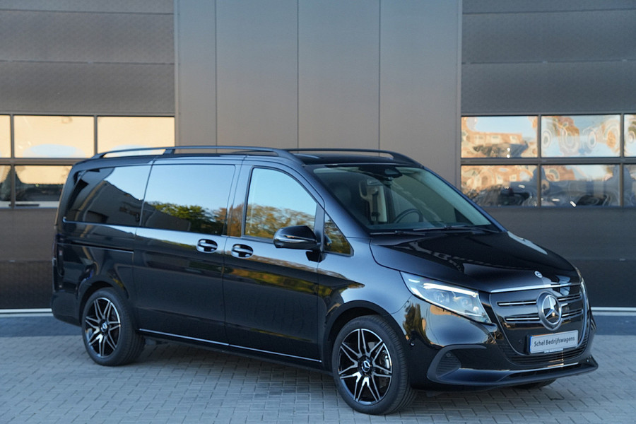 Mercedes-Benz Eqv 300 L2 90kWh 204pk - 2x Schuif - Stoel/Stuurverwarming - Stoelkoeling - Elek Schuifeuren - Blindspot - Multibeam - Rijklaar