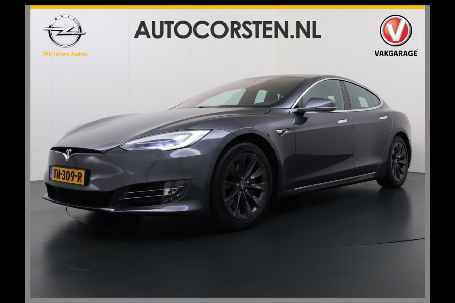 Tesla Model S 75D 476pk 4x4 Leer Pano-Dak AutoPilot Exhanced Intelligente Luchtvering Carbon-afw. El.Stoelen/Geheugen Navi Pdc-A+Voor pakket E 19" 1e eigenaar Orgineel Nederlandse auto, prijs incl BTW 98K nieuw !