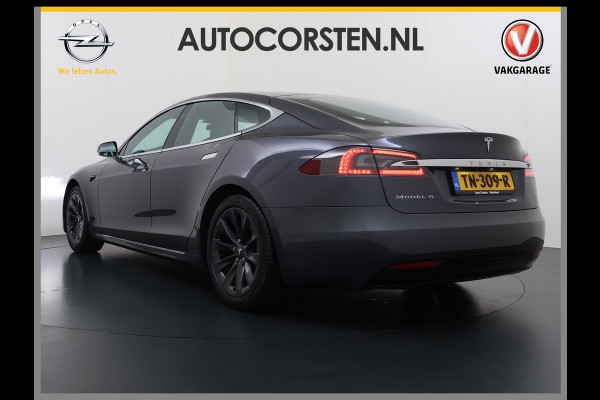 Tesla Model S 75D 476pk 4x4 Leer Pano-Dak AutoPilot Exhanced Intelligente Luchtvering Carbon-afw. El.Stoelen/Geheugen Navi Pdc-A+Voor pakket E 19" 1e eigenaar Orgineel Nederlandse auto, prijs incl BTW 98K nieuw !