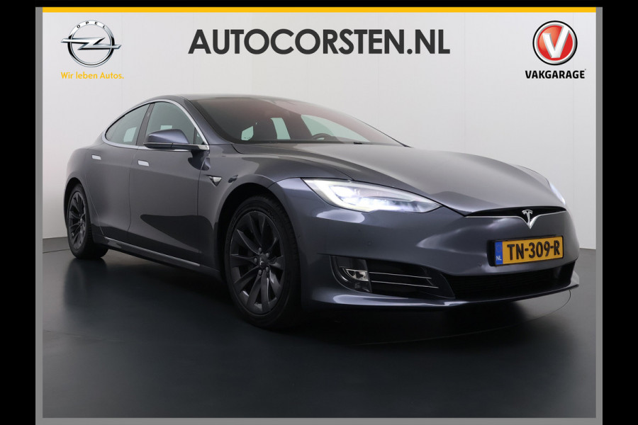 Tesla Model S 75D 476pk 4x4 Leer Pano-Dak AutoPilot Exhanced Intelligente Luchtvering Carbon-afw. El.Stoelen/Geheugen Navi Pdc-A+Voor pakket E 19" 1e eigenaar Orgineel Nederlandse auto, prijs incl BTW 98K nieuw !