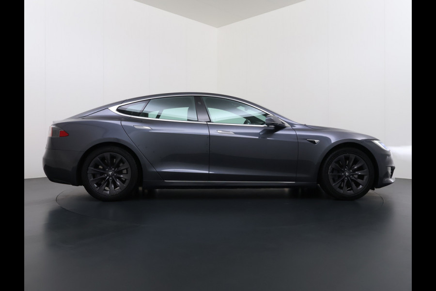 Tesla Model S 75D 476pk 4x4 Leer Pano-Dak AutoPilot Exhanced Intelligente Luchtvering Carbon-afw. El.Stoelen/Geheugen Navi Pdc-A+Voor pakket E 19" 1e eigenaar Orgineel Nederlandse auto, prijs incl BTW 98K nieuw !