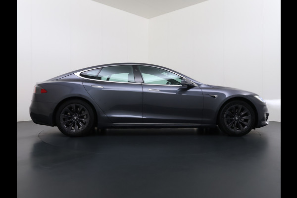 Tesla Model S 75D 476pk 4x4 Leer Pano-Dak AutoPilot Exhanced Intelligente Luchtvering Carbon-afw. El.Stoelen/Geheugen Navi Pdc-A+Voor pakket E 19" 1e eigenaar Orgineel Nederlandse auto, prijs incl BTW 98K nieuw !