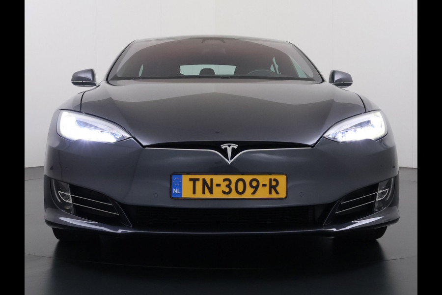 Tesla Model S 75D 476pk 4x4 Leer Pano-Dak AutoPilot Exhanced Intelligente Luchtvering Carbon-afw. El.Stoelen/Geheugen Navi Pdc-A+Voor pakket E 19" 1e eigenaar Orgineel Nederlandse auto, prijs incl BTW 98K nieuw !