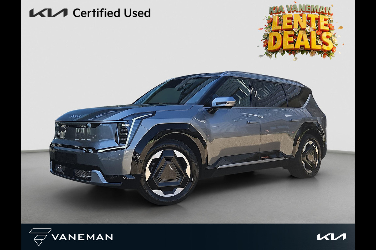 Kia EV9 Plus Advanced AWD 99.8 kWh | Pano | Meridian | Stoelverwarming & Verkoeling | Stoelmassage | Leder | 7-zits | V2L |