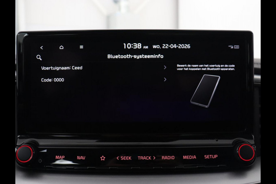 Kia Ceed 1.0 T-GDi MHEV DynamicLine | Origineel NL | Automaat | Carplay | Camera | Adaptive cruise | Navigatie | Full LED | Parkeerhulp | DAB | Climate control | Bluetooth