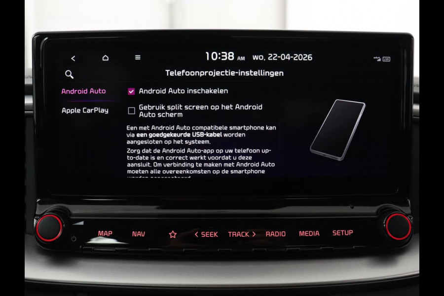 Kia Ceed 1.0 T-GDi MHEV DynamicLine | Origineel NL | Automaat | Carplay | Camera | Adaptive cruise | Navigatie | Full LED | Parkeerhulp | DAB | Climate control | Bluetooth