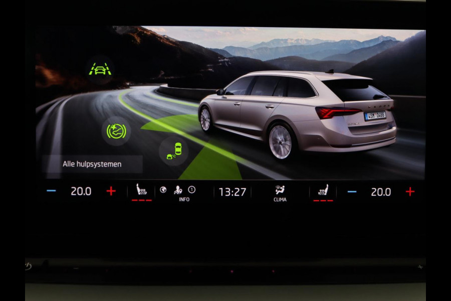Škoda Octavia 1.5 e-TSI Business Edition | Stoelverwarming | Trekhaak | Camera | Carplay | Sfeerverlichting | Memory | Navigatie | Full LED | Digital Cockpit | Side Assist | Climate control | Cruise control