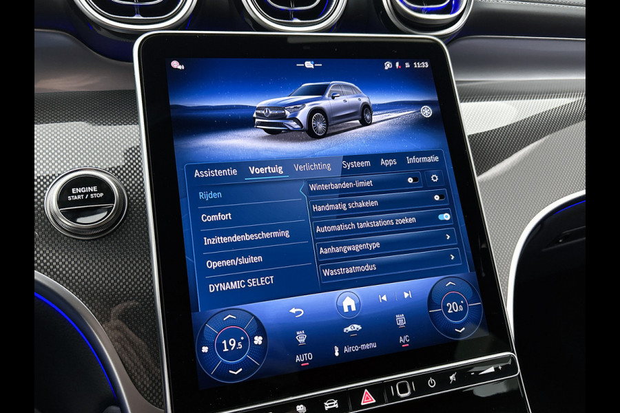 Mercedes-Benz GLC 300e 4MATIC Business Solution AMG | Premium | Nightpakket | Trekhaak | 20” multispaaks AMG-velgen | Smartphone-integratie | 360° camera | Sfeerverlichting | URBAN GUARD Plus |