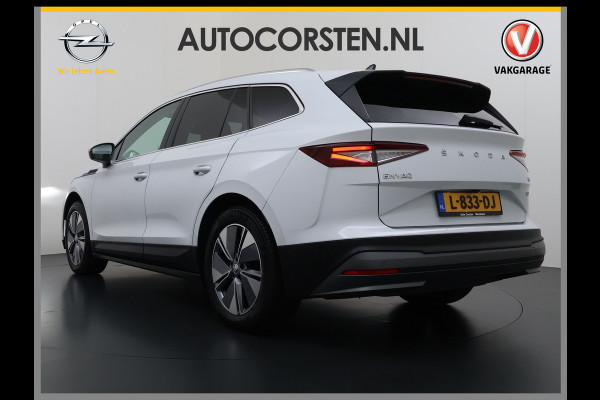 Škoda ENYAQ iV 80 82kwh 204PK Soh 95% Pano-Dak Camera Apple Carplay Android First Edition Navi 3-Zone-Ecc 19"lm PDC-a+v Adaptive-Cruise Lane-Assist Luxus E-Call Stuurverwarming Led Isofix Keyless-Go DAB Rijstrooksensor Origineel Nederlandse Auto Nieuwprijs €  53.000,-