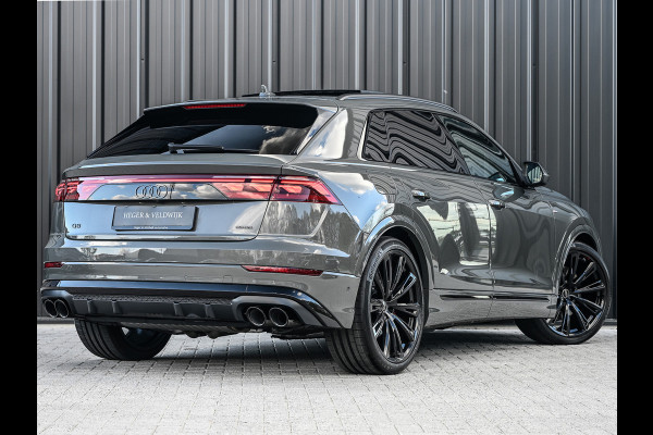 Audi Q8 60 TFSI e quattro Pro Line S Competition | B&O advanced | Audi exclusive | 5 jaar garantie | Panoramadak | massage stoelen | 4 wiel besturing | Alcantara hemel | Soft-close | Elektr. Trekhaak | Achteras besturing | Oled achterlichte