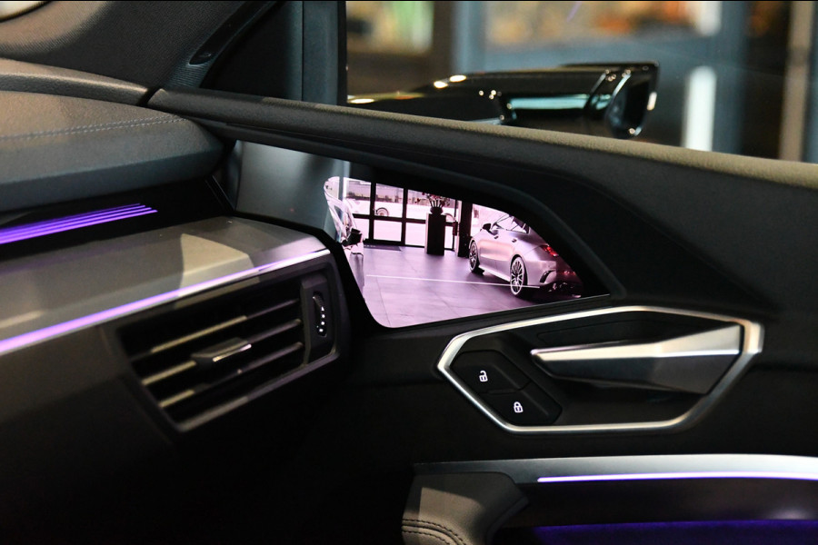Audi e-tron 50 quattro 3x S-Line 71 kWh, RS stoelen, Luchtvering, Pano, Night Vision, Virtual Mirrors, B&O, HUD, Memory, 23"!