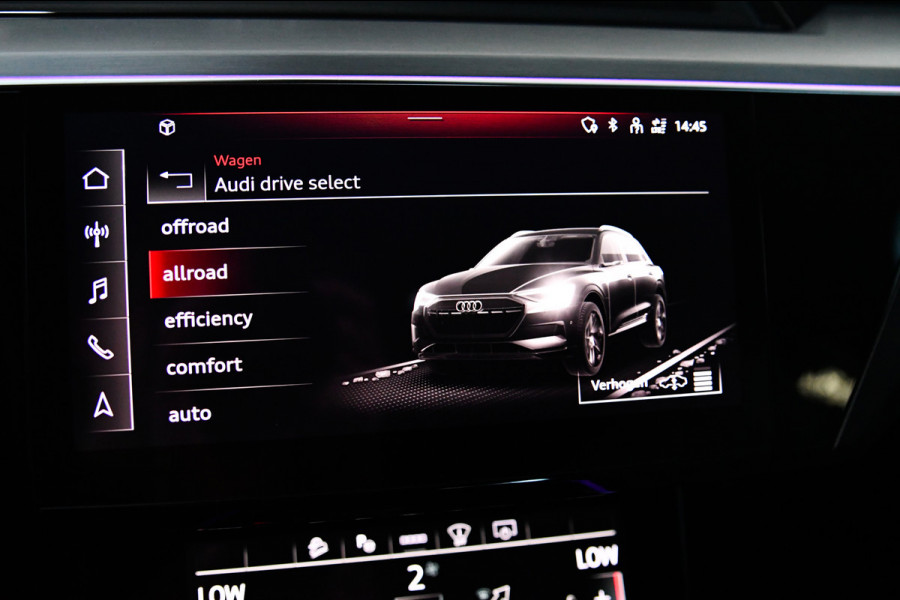 Audi e-tron 50 quattro 3x S-Line 71 kWh, RS stoelen, Luchtvering, Pano, Night Vision, Virtual Mirrors, B&O, HUD, Memory, 23"!