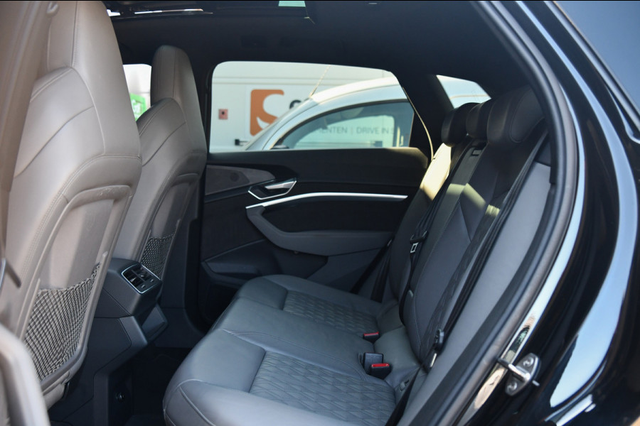 Audi e-tron 50 quattro 3x S-Line 71 kWh, RS stoelen, Luchtvering, Pano, Night Vision, Virtual Mirrors, B&O, HUD, Memory, 23"!