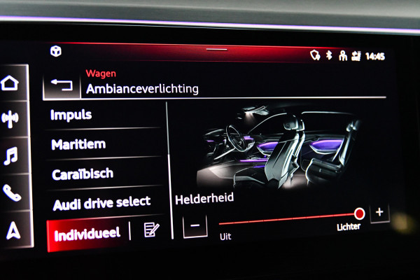 Audi e-tron 50 quattro 3x S-Line 71 kWh, RS stoelen, Luchtvering, Pano, Night Vision, Virtual Mirrors, B&O, HUD, Memory, 23"!