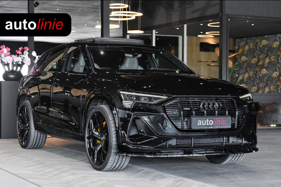 Audi e-tron 50 quattro 3x S-Line 71 kWh, RS stoelen, Luchtvering, Pano, Night Vision, Virtual Mirrors, B&O, HUD, Memory, 23"!
