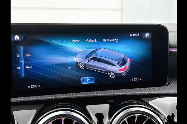 Mercedes-Benz CLA-Klasse Shooting Brake 180 Luxury Line Trekhaak | Ledkoplampen | Parkeerpakket met achteruitrijcamera | Stoelverwarming. Inclusief 24 maanden Mercedes-Benz Certified garantie voor Europa.