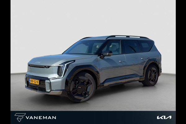 Kia EV9 GT-Line AWD 99.8 kWh 7-zits Camera | Adapt. Cruise | Pano | Meridian | Stoelverwarming & Verkoeling | Stoelmassage | Leder | 7-zits | V2L |