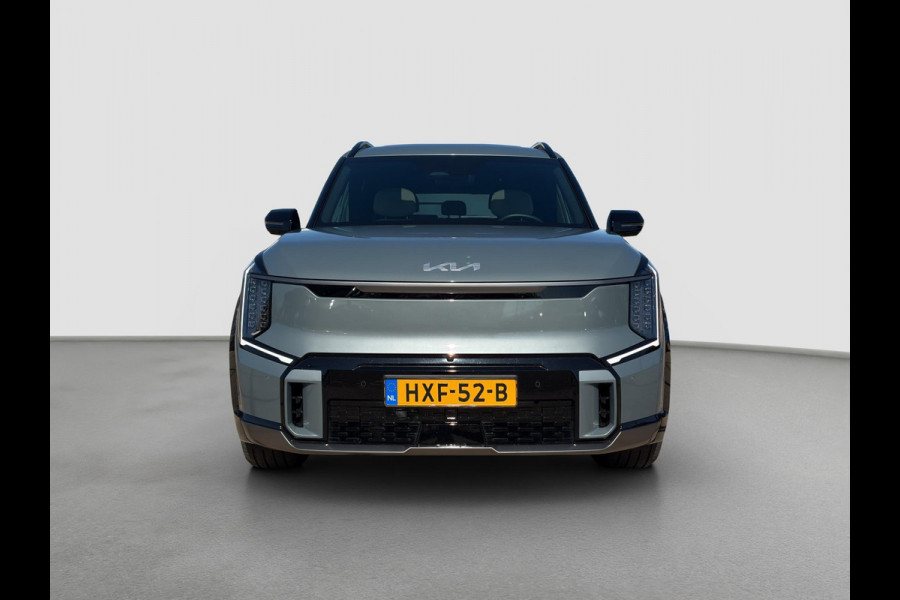 Kia EV9 GT-Line AWD 99.8 kWh 7-zits Camera | Adapt. Cruise | Pano | Meridian | Stoelverwarming & Verkoeling | Stoelmassage | Leder | 7-zits | V2L |