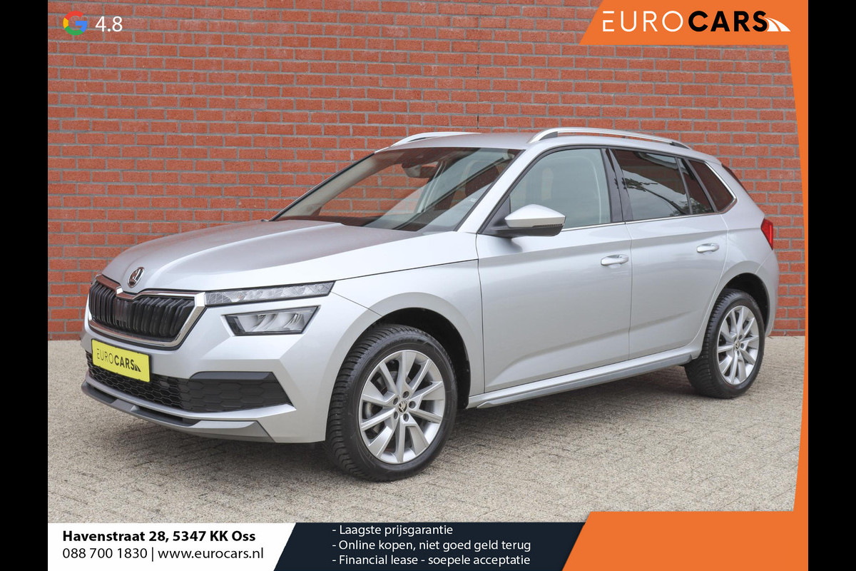 Škoda Kamiq 1.0 TSI 110pk DSG Style Navigatie Apple Carplay/Android Auto Adaptive Cruise control Parkeer sensoren Lichtmetalen Velgen