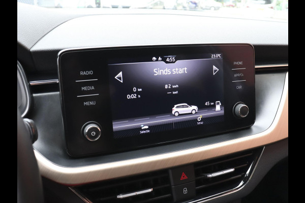 Škoda Kamiq 1.0 TSI 110pk DSG Style Navigatie Apple Carplay/Android Auto Adaptive Cruise control Parkeer sensoren Lichtmetalen Velgen