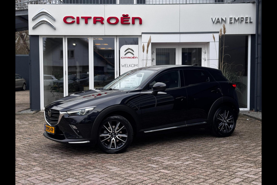 Mazda CX-3 2.0 SkyActiv-G 120 GT-M | Camera | Adaptive Cruise | BOSE | Stoelverwarming | Automaat | Head-up Display