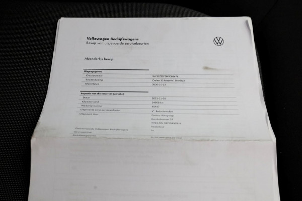 Volkswagen Crafter 35 2.0 TDI 177pk L4H3 RWD (L3H2) Maxi Navi/Camera Laadklep 500kg 10-2020