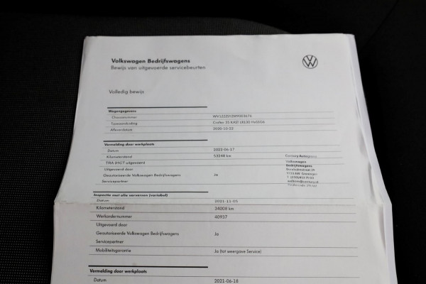 Volkswagen Crafter 35 2.0 TDI 177pk L4H3 RWD (L3H2) Maxi Navi/Camera Laadklep 500kg 10-2020