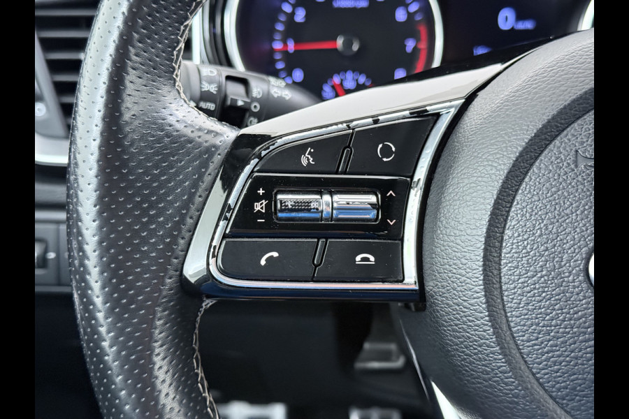 Kia Ceed Sportswagon T-120PK GT-Line Camera Apple Carplay/Android Zwarte-Hemel Navi Ecc Cruise Pdc 1/2 Leder 17"lm Regensensor Rijstrooksensor Led Bluetooth Verkeersbord detectie Connected 1e Eigenaar EURO6 Volledig Kia-Dealer OnderhoudenOrig.NLse auto