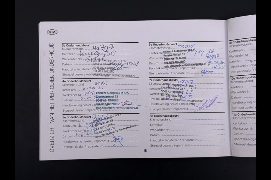 Kia Ceed Sportswagon T-120PK GT-Line Camera Apple Carplay/Android Zwarte-Hemel Navi Ecc Cruise Pdc 1/2 Leder 17"lm Regensensor Rijstrooksensor Led Bluetooth Verkeersbord detectie Connected 1e Eigenaar EURO6 Volledig Kia-Dealer OnderhoudenOrig.NLse auto