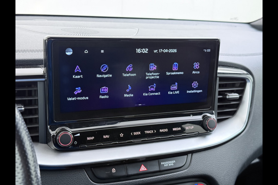 Kia Ceed Sportswagon T-120PK GT-Line Camera Apple Carplay/Android Zwarte-Hemel Navi Ecc Cruise Pdc 1/2 Leder 17"lm Regensensor Rijstrooksensor Led Bluetooth Verkeersbord detectie Connected 1e Eigenaar EURO6 Volledig Kia-Dealer OnderhoudenOrig.NLse auto