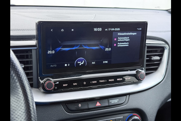 Kia Ceed Sportswagon T-120PK GT-Line Camera Apple Carplay/Android Zwarte-Hemel Navi Ecc Cruise Pdc 1/2 Leder 17"lm Regensensor Rijstrooksensor Led Bluetooth Verkeersbord detectie Connected 1e Eigenaar EURO6 Volledig Kia-Dealer OnderhoudenOrig.NLse auto